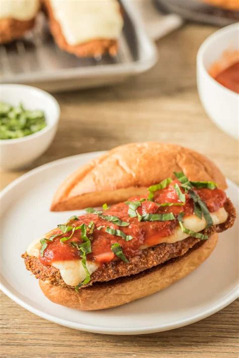 Chicken parmesan sandwich