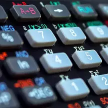 Thumbnail: calculator buttons